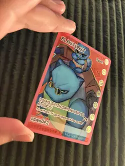 Blastoast (Blastoise & Squirtle) Bootlegmons Pokemon Card Textured Holo - Image 2