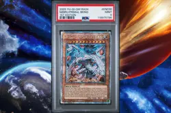 YuGiOh! PSA 9 Nibiru, The Primal Being Quarter Century Rare RA04-EN030 - Image 1