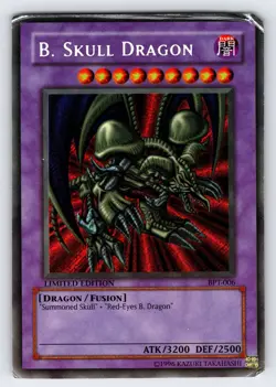 B. Skull Dragon BPT-006 Secret Rare Limited Edition YuGiOh! Card Holo - Hp - Image 1