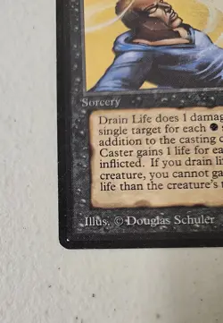 Magic the Gathering MTG Beta Drain Life played - Image 4