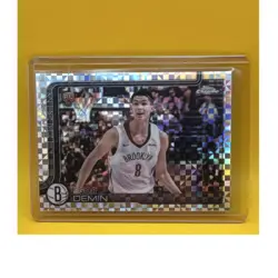 Topps Chrome 2025-26 Egor Demin Brooklyn Nets #258 Rookie X-Fractor - Image 1