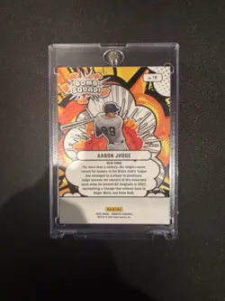 2025 Panini Donruss Bomb Squad Holo Insert /35 Aaron Judge Yankees #18 - Image 2