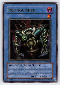 Relinquished SDP-001 Starter Deck Pegasus Unlimited YuGiOh! Card Holo - Mp/Hp - Image 1