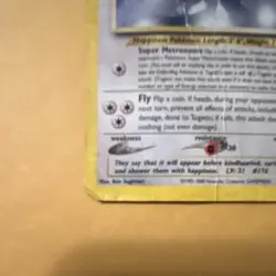 Pokemon Togetic Holo Rare Neo Genesis Unlimited Edition 16/111 60HP Stage 1 Eng - Image 3