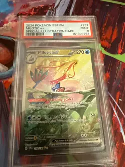 Milotic ex Special Illustration Rare 2024 Pokemon SSP EN #237 PSA 9 Mint - Image 1