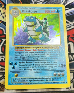 * Blastoise (Shadowless) * 002/102 | Holo Rare | Pokemon MP base Set Shadowless - Image 1
