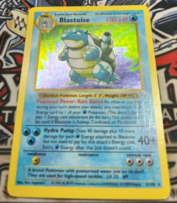 * Blastoise (Shadowless) * 002/102 | Holo Rare | Pokemon MP base Set Shadowless - Image 3