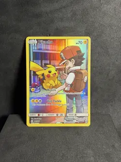 Pokemon TCG Pikachu (Secret) 241/236 Sm-Cosmic Eclipse Holo - Image 1