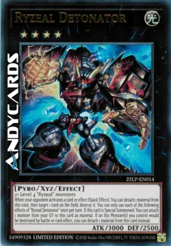 RYZEAL DETONATOR • (Detonatore Ryzeal) • Ultra R • 25LP EN014 • Lim • Yugioh! - Image 1
