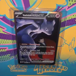 Team Rockets Mewtwo EX 281/217 SIR Ascended Heroes Full Art Holo Pokemon TCG, NM - Image 1