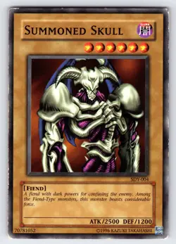 Summoned Skull SDY-004 Starter Deck Unlimited YuGiOh! Card TCG - Mp - Image 1