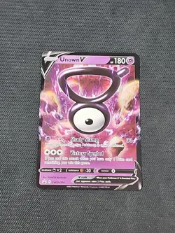 Pokemon Sword & Shield "Unown V" SWSH300 / Black Star Promo / Near Mint - Image 1