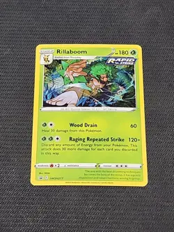 Pokemon Sword & Shield "Rillaboom" SWSH277 / Black Star Promo / Near Mint - Image 1