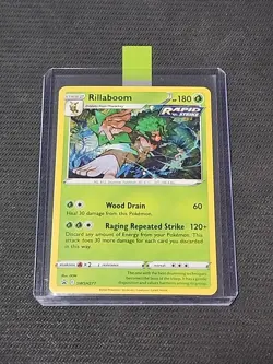 Pokemon Sword & Shield "Rillaboom" SWSH277 / Black Star Promo / Near Mint - Image 3