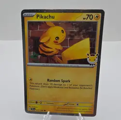 Pikachu 051/162 Pokemon Day 2026 - Anniversary Stamped NM - Image 1