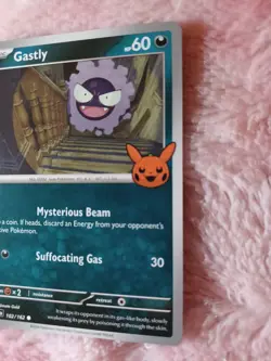 Pokemon Gastly #102/162 TCG Halloween Trick Or Trade 2024 Regular Common - Image 3