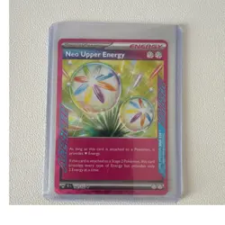 Pokemon Neo Upper Energy Ace SPEC Rare Holo SV05: Temporal Forces 162/162 - Image 1