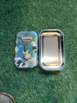 Pokemon TCG Galar Pals Grookey & Wooloo Mini Tin EMPTY NO PACKS - Image 1