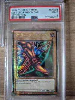 Complete Sequential 5 Piece Exodia The Forbidden One QCR Psa 7,8 3 X 9 QCR - Image 3