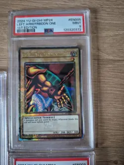 Complete Sequential 5 Piece Exodia The Forbidden One QCR Psa 7,8 3 X 9 QCR - Image 5