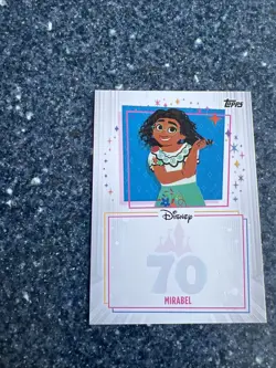 Topps Disneyland 70th Anniversary Mirabel Encanto Autograph Opportunity Card - Image 1