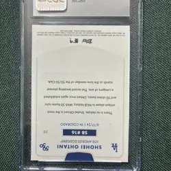 Topps 2024 50/50 Shohei Ohtani #35 Los Angeles Dodgers CGC MLB Trading Card - Image 5