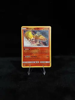 Pokemon TCG Cards Shining Ho-Oh SM70 Black Star Promo Holo NM - Image 1