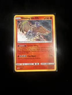 Pokemon TCG Cards Shining Ho-Oh SM70 Black Star Promo Holo NM - Image 4