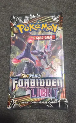 Pokemon Booster Pack - Sun & Moon - FORBIDDEN LIGHT - Factory sealed 10 Cards - Image 2