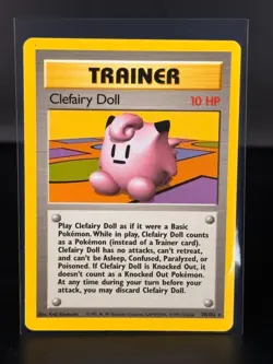 Clefairy Doll 70/102 Base Set Rare Pokemon TCG Cards - 01 - LP - Image 1