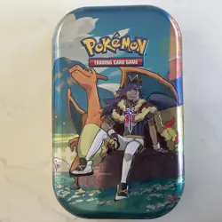 Pokemon Cards, Energy Mystery Tin With Sleeves And A coin - Image 1