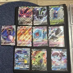 Pokemon Full Art Foil Card Lot - 10 V Cards Charizard Corviknight Butterfree - Image 1