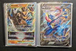 Celebrations Binder. 40 Jumbo Pokemon TCG Cards. Pikachu, Greninja and Starters - Image 1