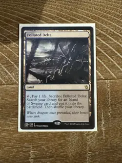 Magic the Gathering - Khans of Tarkir - Polluted Delta - Regular - Card 239 - Image 1