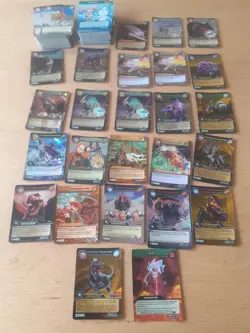 Dinosaur King Card Bundle Holo German Upper Deck Foil Rare Approx 200 Cards Sega - Image 1