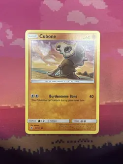 Pokemon Card Cubone Forbidden Light Common 57/131 Near Mint - Image 1