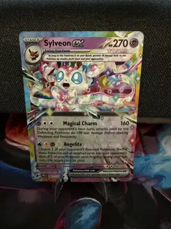 Pokemon Sylveon EX TCG Prismatic Evolutions Double Rare Card 41/131 NM Condition - Image 1