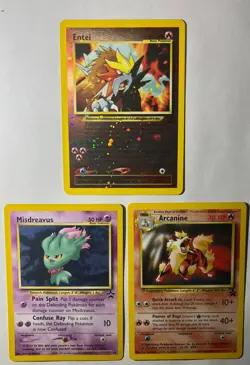 REVERSE HOLO! 3 BLACK STAR PROMO POKEMON CARDS, SUPER RARE! EXCELLENT CONDITION - Image 1