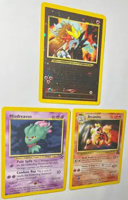 REVERSE HOLO! 3 BLACK STAR PROMO POKEMON CARDS, SUPER RARE! EXCELLENT CONDITION - Image 2
