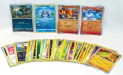 Pokemon Card Lot AZ476C- 4 Holo - 44 Total Cards Most are Very Near Mint - Image 1