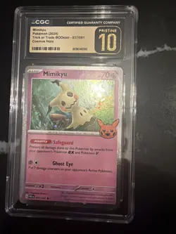 Pokemon Trick or Trade BOOster 2024 Mimikyu (Cosmos Holo) 037/091 - Image 2