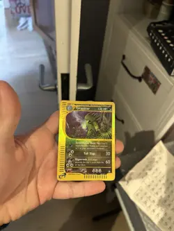 CARTA POKEMON TYRANITAR H28/H32 ENG reverse AQUAPOLIS - Image 1