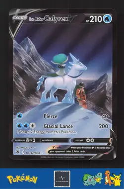 2022 Pokemon SWSH Astral Radiance TG14/TG30 Ice Rider Calyrex V - Image 1