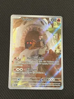Pokemon TCG Twilight Masquerade 172/167 Torkoal Illustration Rare - NM - Image 1