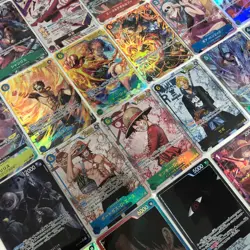 ONE PIECE TCG LOT 50 CARD OP13 only JAPANESE AUTHENTIC FOILS HOLO RARE SEC AA SP - Image 2