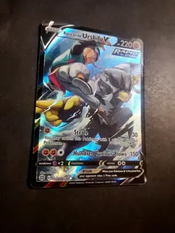 Rapid Strike Urshifu V TG20/TG30 Ultra Rare Brilliant Stars Pokemon Card LP - Image 2