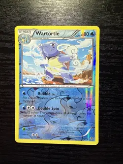 Wartortle 15/101 BW Plasma Blast Pokemon Card Reverse Holo Foil Rare Near Mint - Image 1