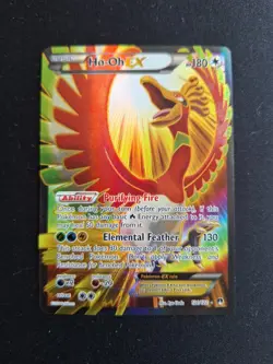 Pokemon TCG Ho-Oh EX Full Art Card 121/122 Breakpoint - Image 1