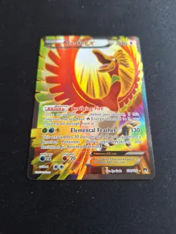 Pokemon TCG Ho-Oh EX Full Art Card 121/122 Breakpoint - Image 2
