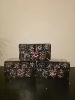 Yu-Gi-Oh 25th Anniversary Quarter Century 3 Tins Sealed Konami Collectible Card 4012927165478 - Image 1